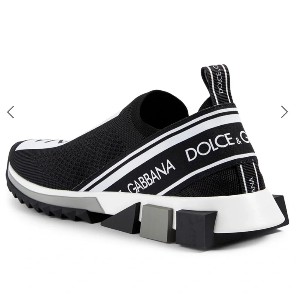 Dolce & Gabbana Sorrento Stretch Mesh Sneakers With Logo - Picture 3 of 13